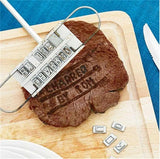 BBQ Branding Iron with 55 Letters and 8 Spaces