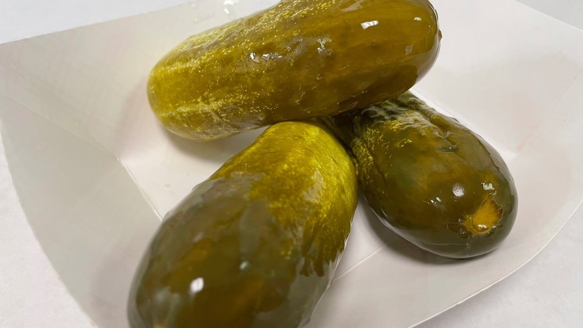 Whole Jumbo Pickle.